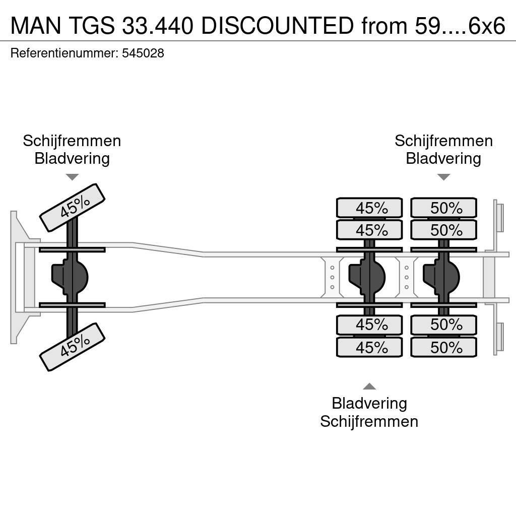 MAN TGS 33.440 DISCOUNTED from 59.950,- !!! + Euro 5 + автокрани