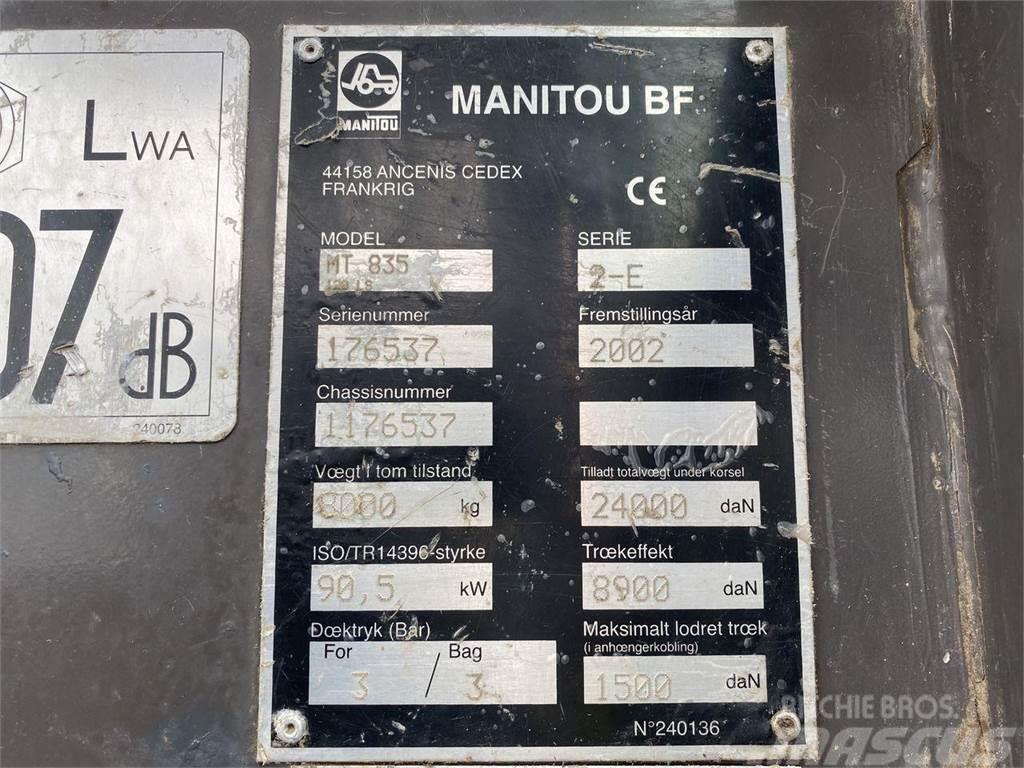 Manitou MT835-120LS Телескопічні навантажувачі