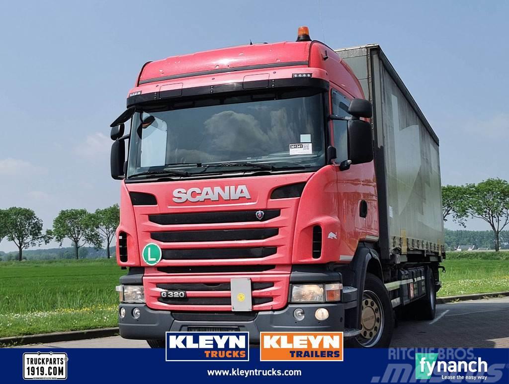 Scania G320 manual taillift Тентовані вантажівки