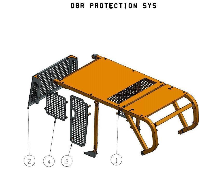 CAT Sweeps and Screens for D8R Інше додаткове обладнання для тракторів