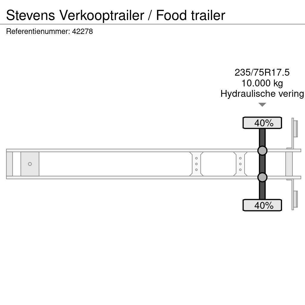 Stevens Verkooptrailer / Food trailer Напівпричепи-рефрижератори