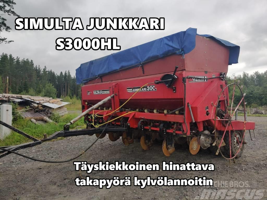 Simulta Junkkari S3000HL kylvölannoitin - VIDEO Комбіновані сівалки