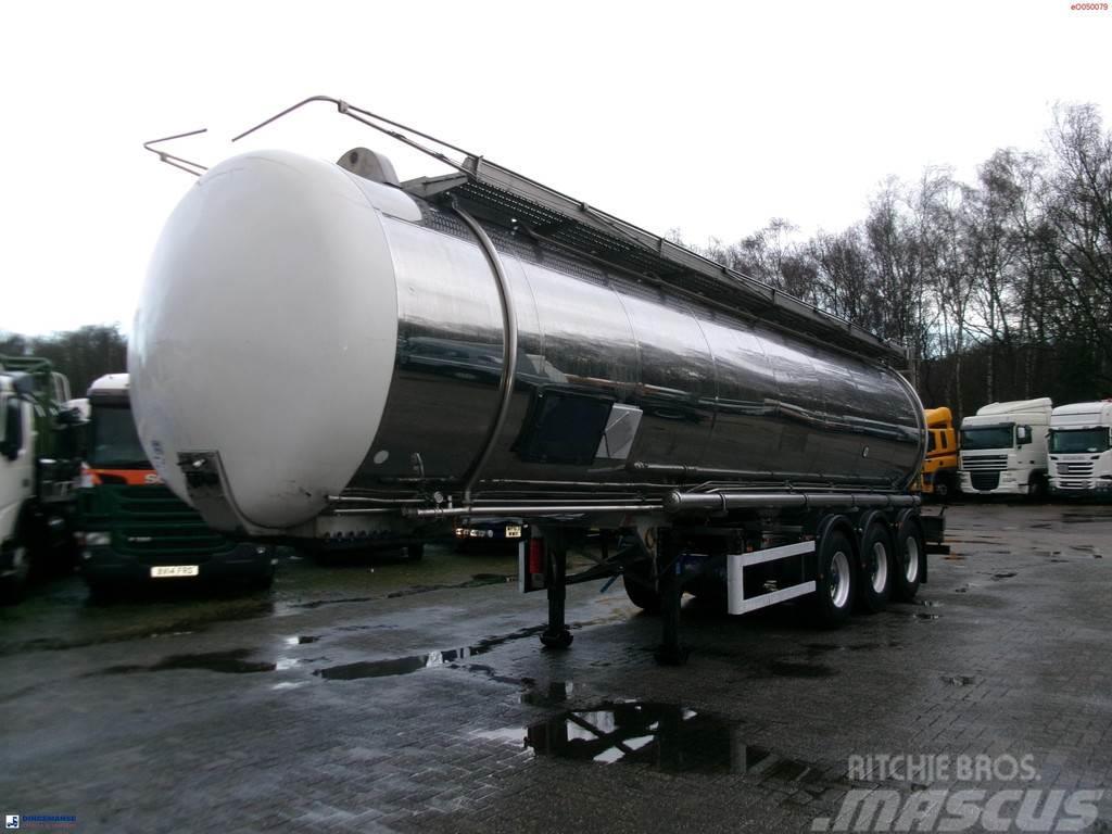 Indox Chemical tank inox L4BH 33.5 m3 / 1 comp Напівпричепи-автоцистерни