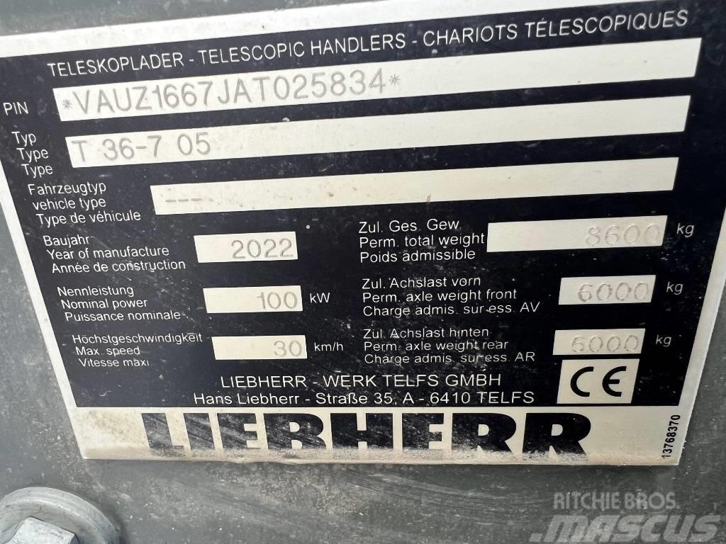 Liebherr T36-7 Телескопічні навантажувачі