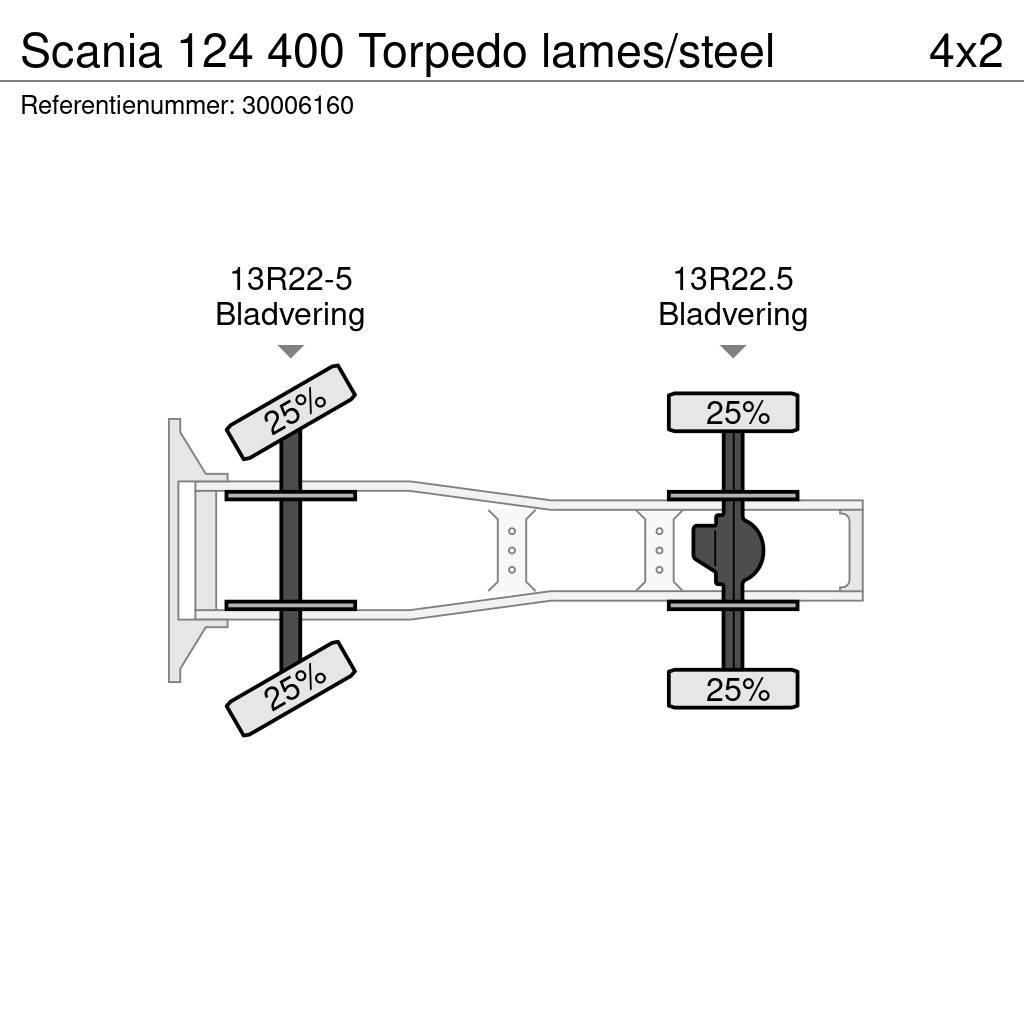 Scania 124 400 Torpedo lames/steel Тягачі