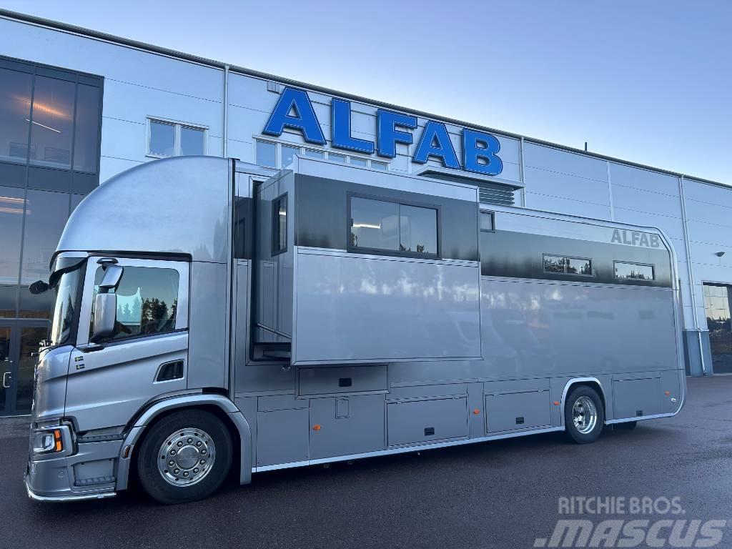 Scania P280 ALFAB Professional hästlastbil Автотранспорт для перевезення тварин