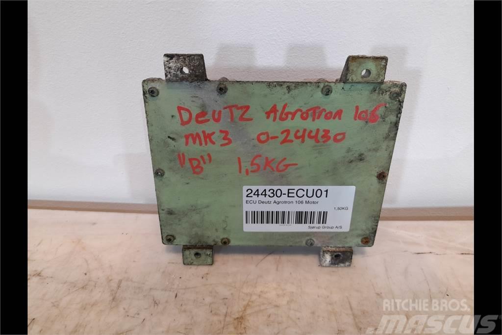 Deutz-Fahr Agrotron 106 ECU Електроніка
