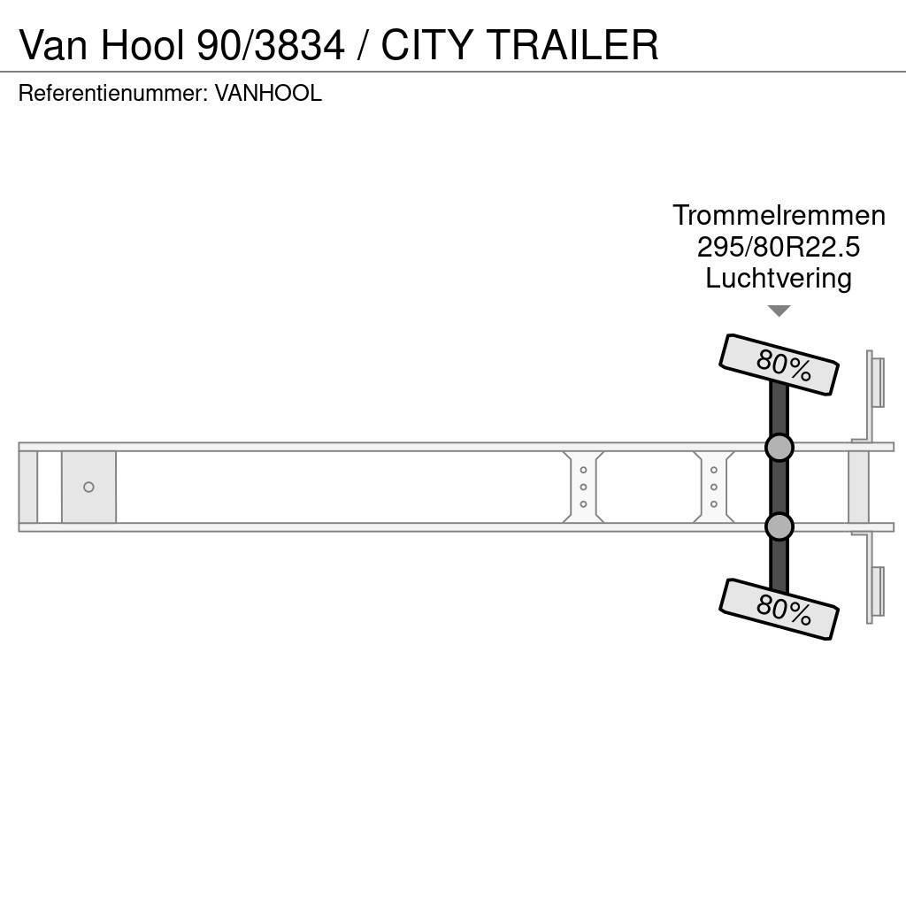 Van Hool 90/3834 / CITY TRAILER Напівпричепи з кузовом-фургоном