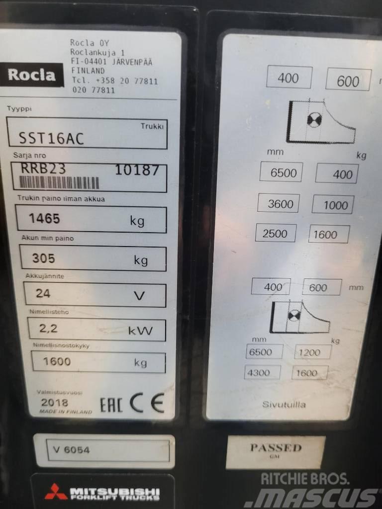Rocla SST 16 AC Самохідні електроштабелери