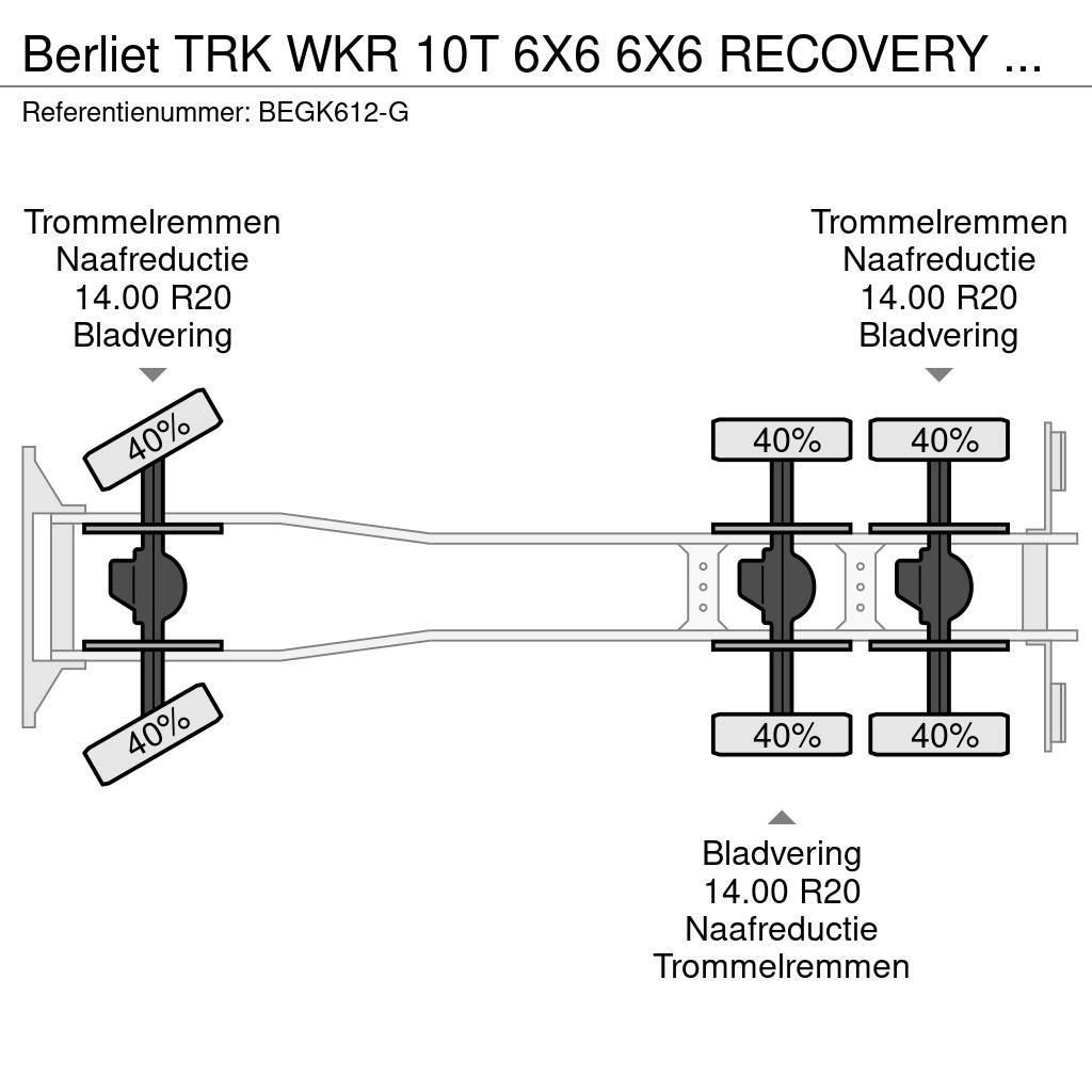 Berliet TRK WKR 10T 6X6 6X6 RECOVERY TRUCK 8589 KM Евакуатори