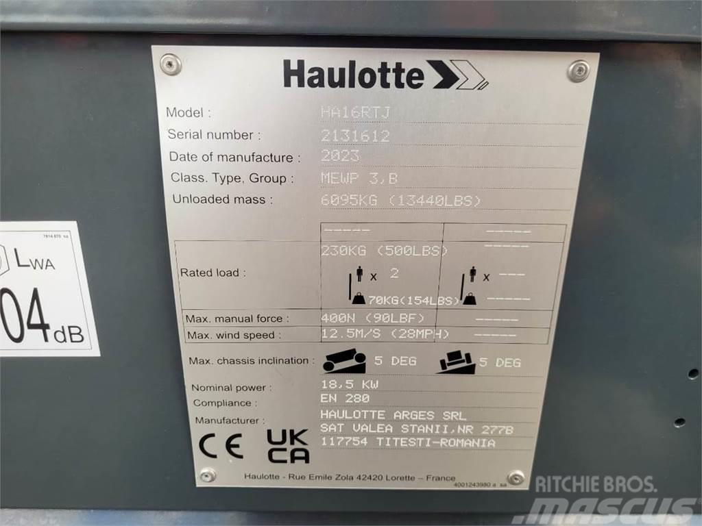 Haulotte HA16RTJ Valid Inspection, *Guarantee! Diesel, 4x4 Колінчаті підйомники