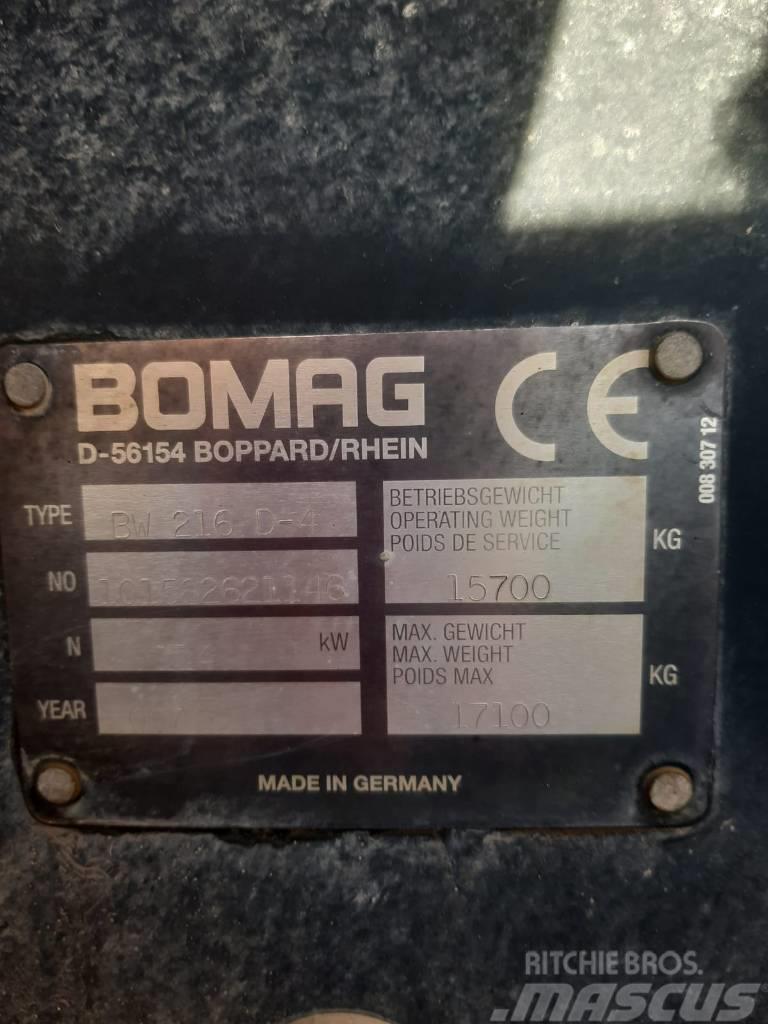 Bomag BW 216 D-4 Ущільнювачі грунту
