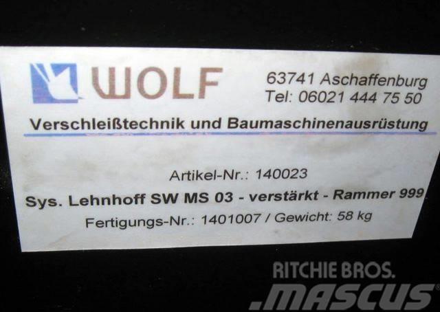 Wolf Schraubadapter MS03 zu Rammer 999 Швидкі з`єднувачі