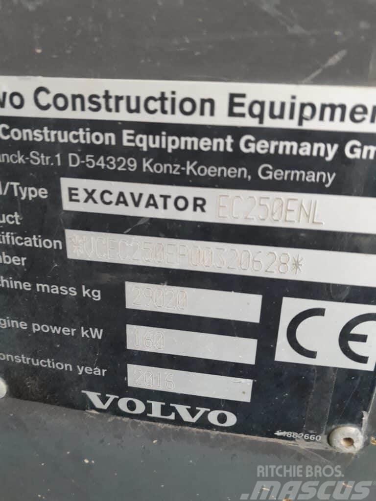 Volvo EC250ENL Гусеничні екскаватори