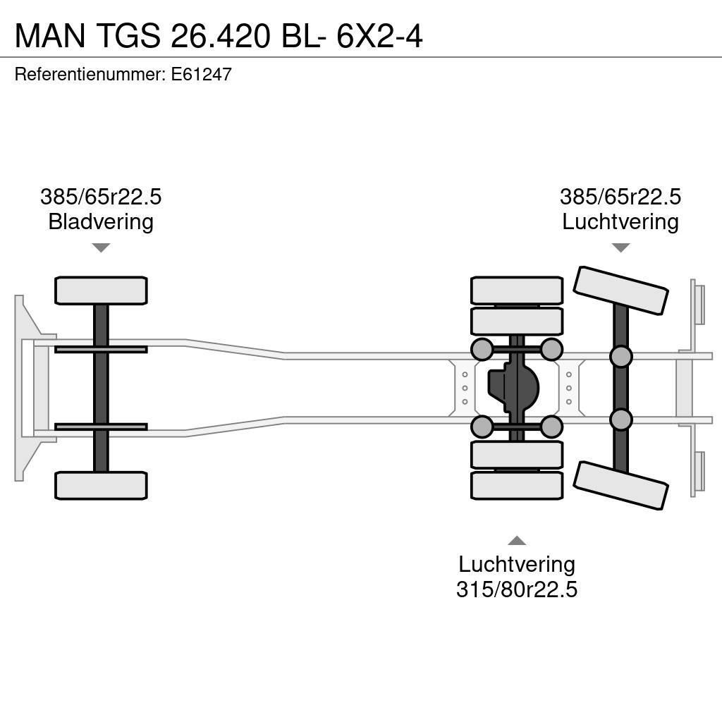 MAN TGS 26.420 BL- 6X2-4 Автоконтейнеровози