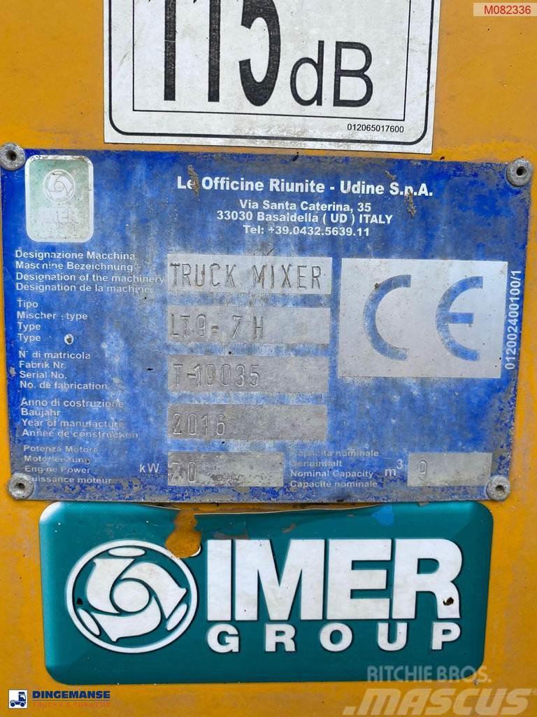 MAN TGS 32.360 8X4 Euro 6 Imer concrete mixer 9 m3 Бетономішалки (Автобетонозмішувачі)