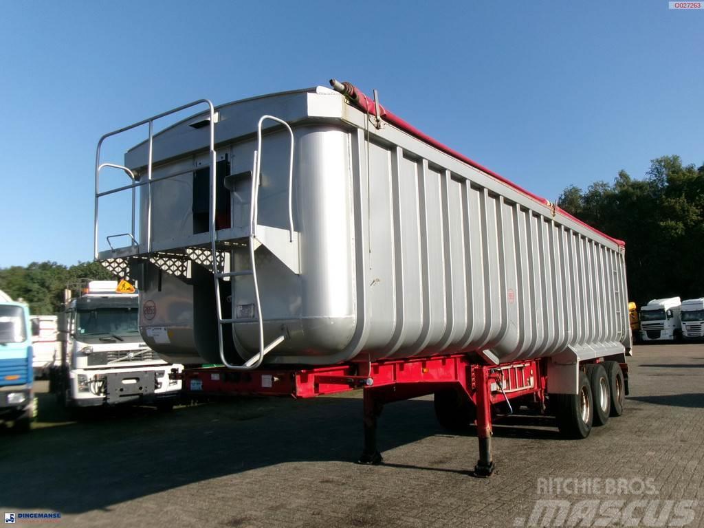 Montracon Tipper trailer alu 50.5 m3 + tarpaulin Напівпричепи-самоскиди