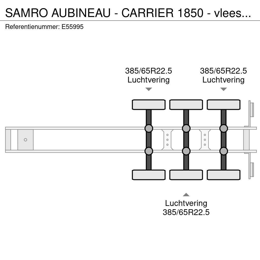 Samro AUBINEAU - CARRIER 1850 - vlees/viande/meat/fleisc Напівпричепи-рефрижератори