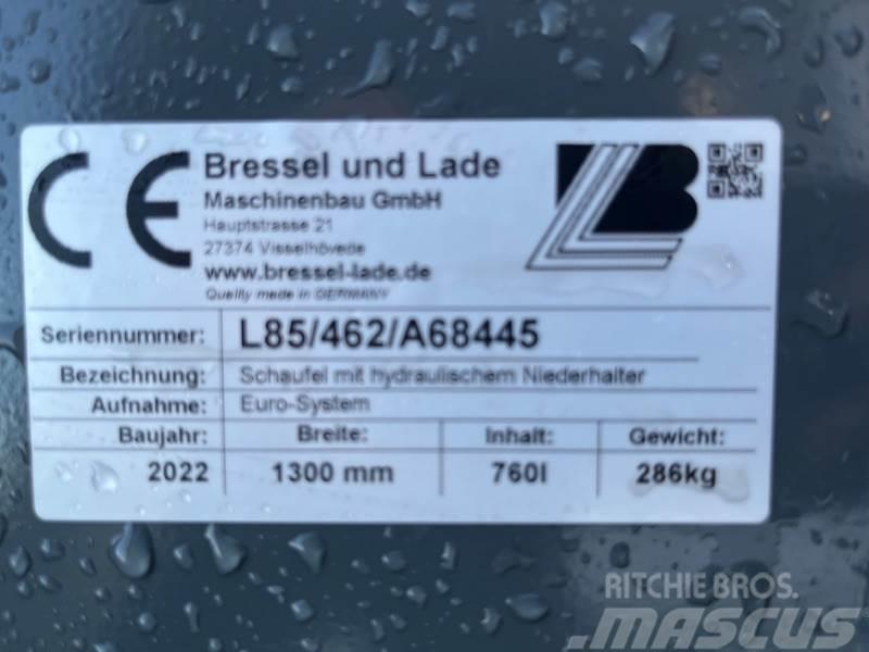 Bressel UND LADE L85 Schaufel mit hydr. Niederhalter 1,30m Інше додаткове обладнання для тракторів