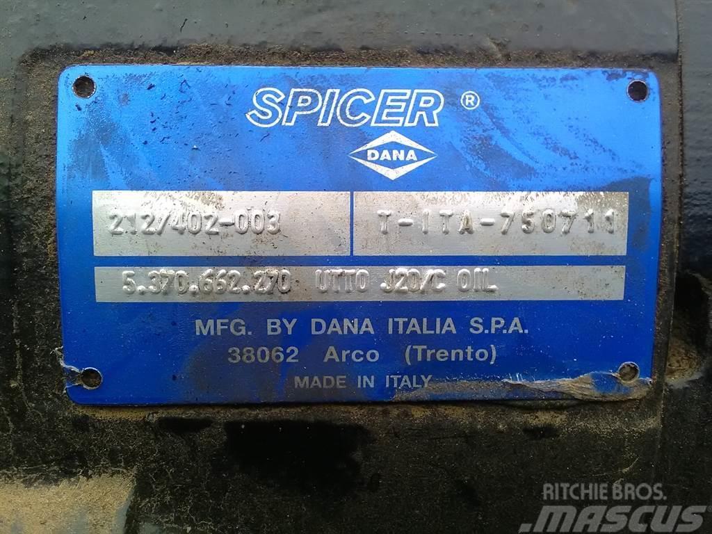 Spicer Dana 212/402-003 - Axle/Achse/As Осі