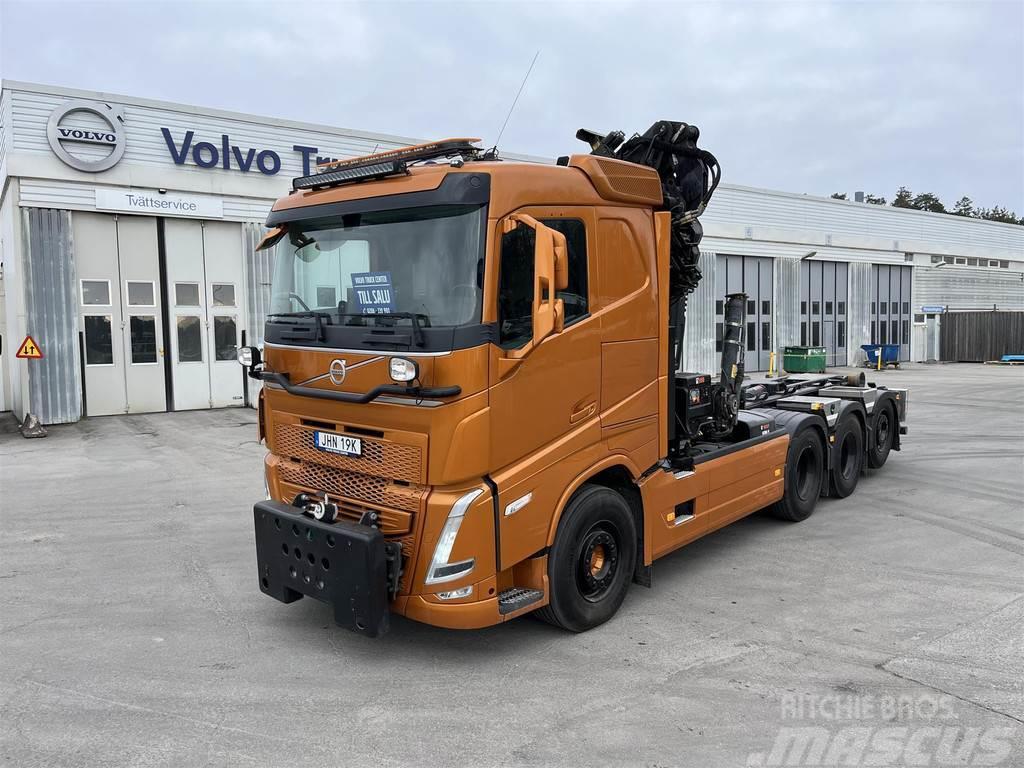 Volvo FH Kranväxlare med front plog & Reco drive Вантажівки з гаковим підйомом