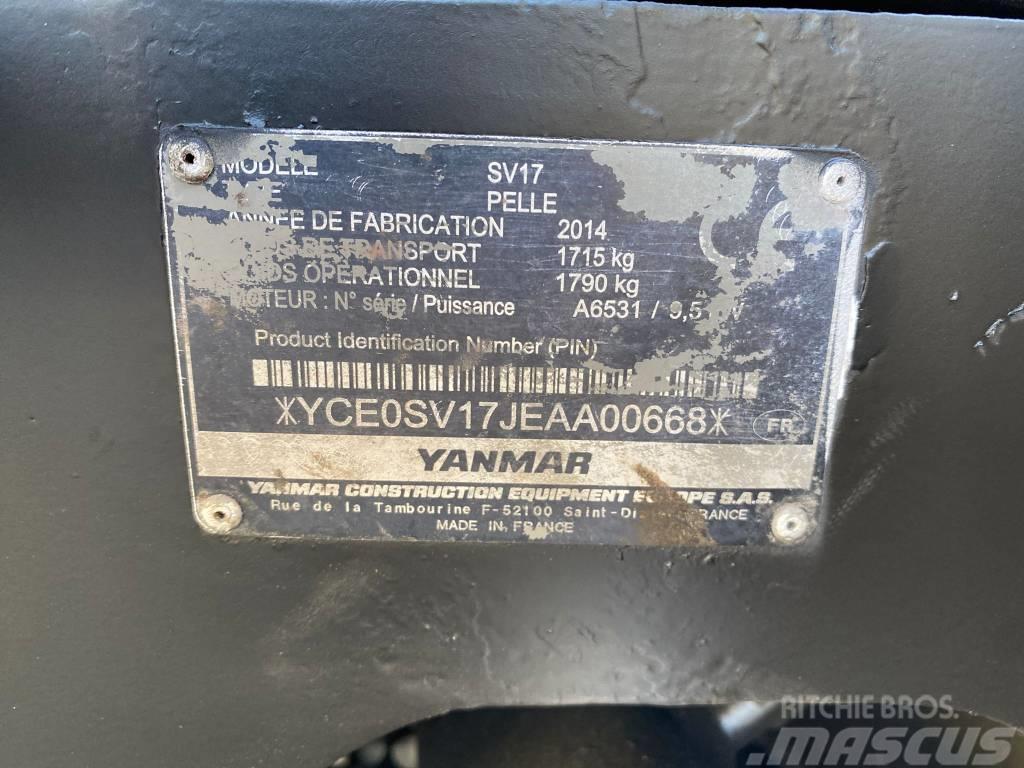 Yanmar SV 17 Міні-екскаватори < 7т