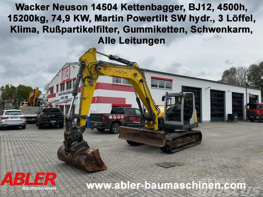Wacker Neuson 14504 Kettenbagger Klima Martin Powertilt Гусеничні екскаватори