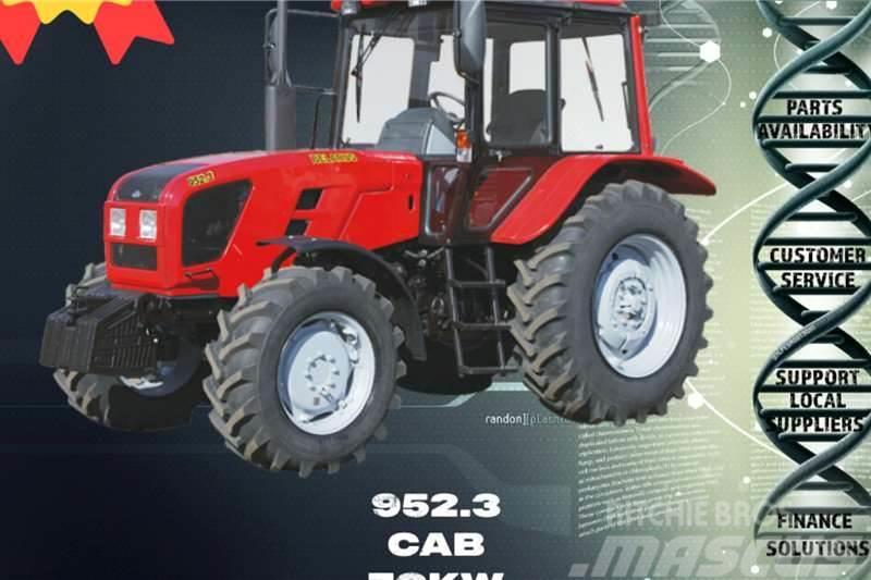 Belarus 952.3 4wd cab tractors (70kw) Трактори
