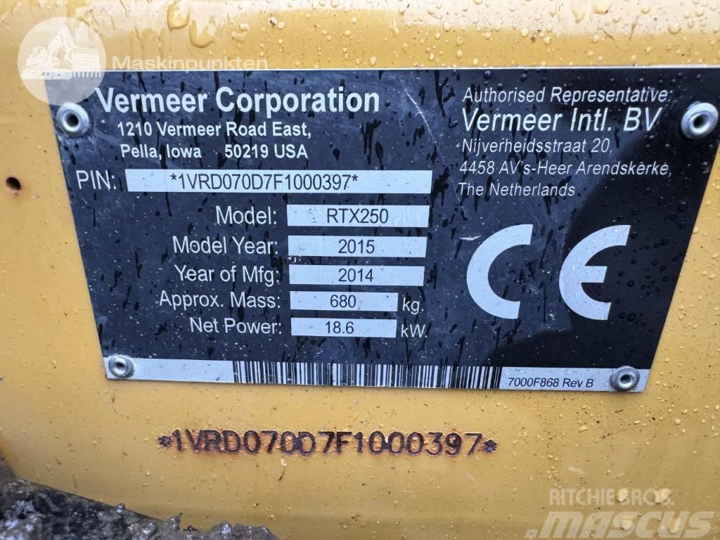 Vermeer RTX250 Канавокопачі
