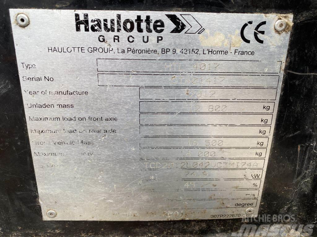 Haulotte HTL 4017 - 4X4X4 - 5.617 HOURS - 17 METER - 4.000 Телескопічні навантажувачі