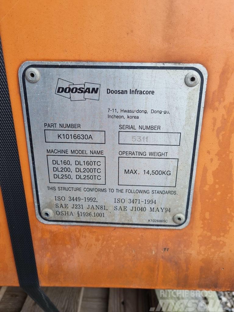 Doosan DL 250 CAB Фронтальні навантажувачі