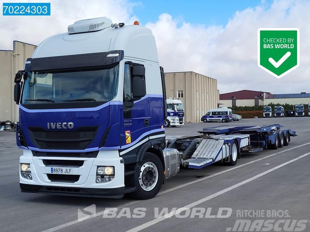 Iveco Stralis 500 4X2 ROLFO Truck transporter Standklima Автовози