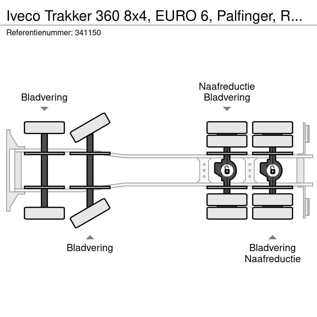 Iveco Trakker 360 8x4, EURO 6, Palfinger, Remote Вантажівки-платформи/бокове розвантаження