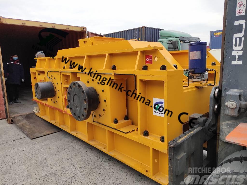 Kinglink KL-2PGS1500 Hydraulic Roller Crusher for Gold Ore Роздрібнювачі
