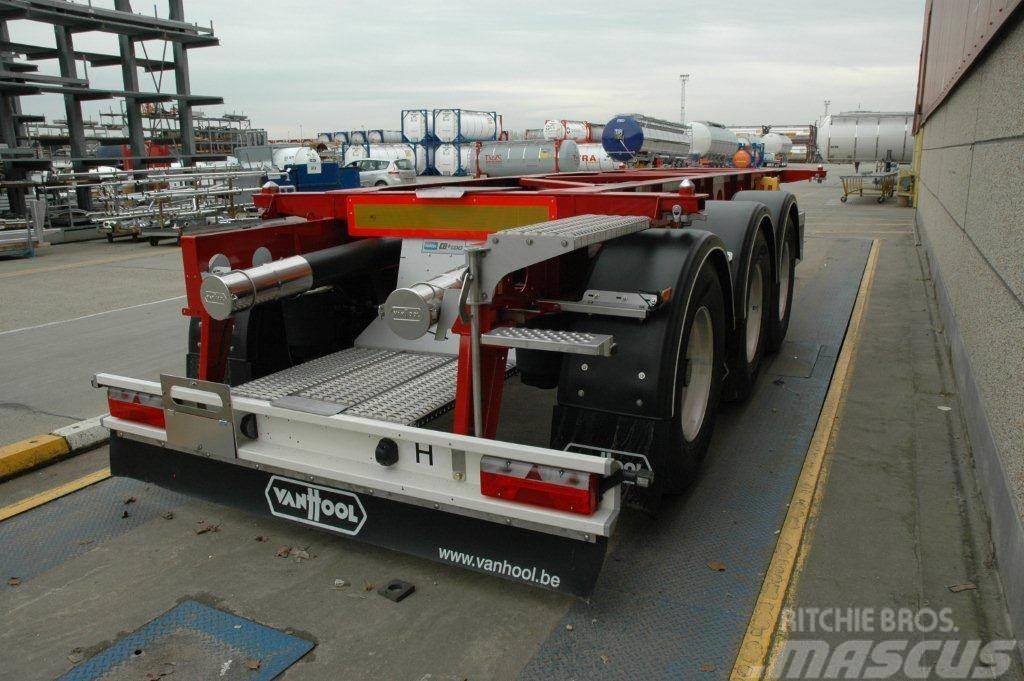 Van Hool 20" Tankchassis 3100 kg Напівпричепи для перевезення контейнерів