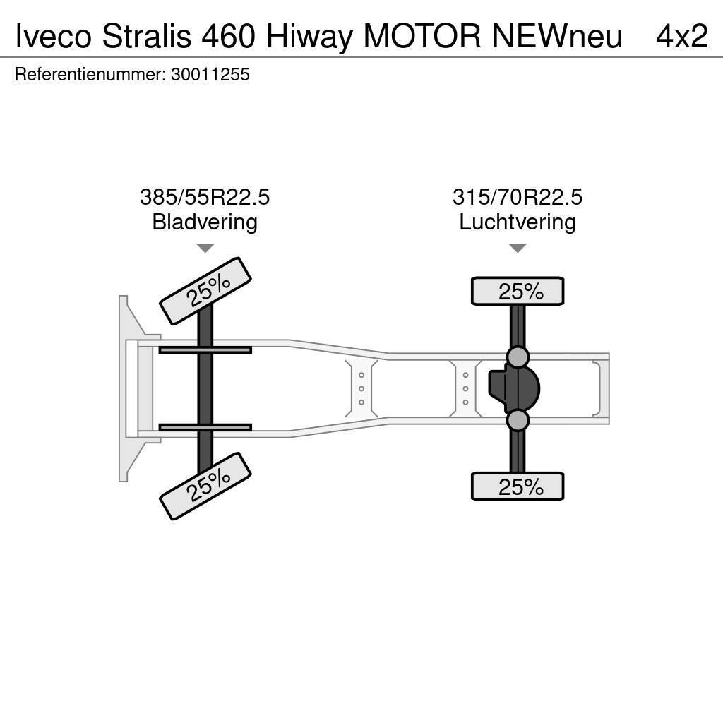 Iveco Stralis 460 Hiway MOTOR NEWneu Тягачі
