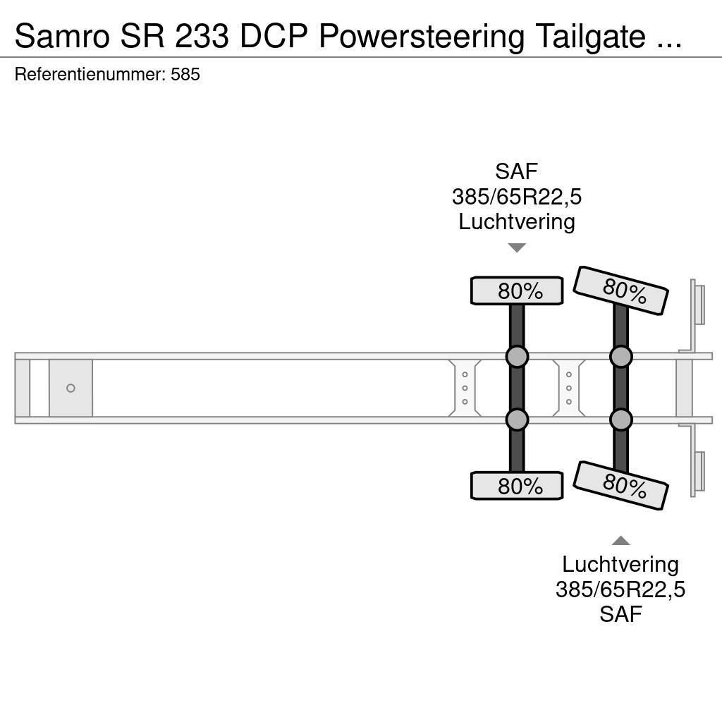 Samro SR 233 DCP Powersteering Tailgate NL Trailer! Напівпричепи з кузовом-фургоном
