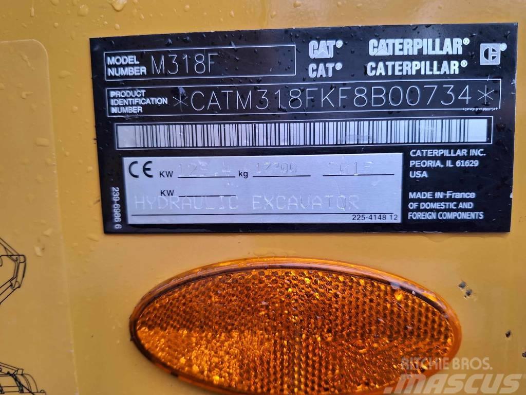 CAT M 318 F Колісні екскаватори