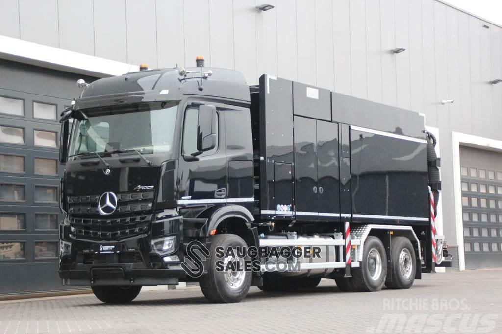 Mercedes-Benz Arocs 2851 MTS 2024 Saugbagger Комбі/Вакуумні вантажівки
