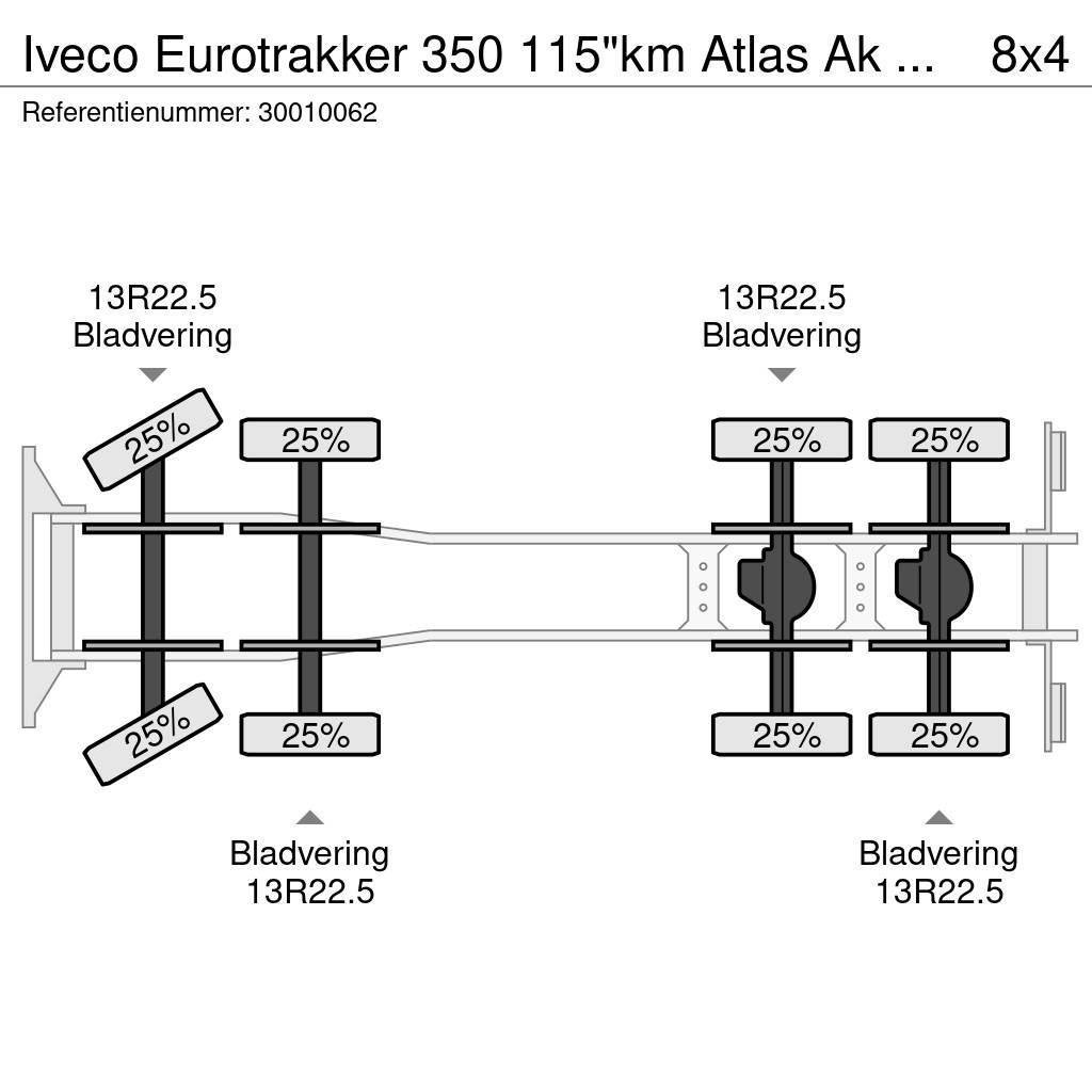 Iveco Eurotrakker 350 115"km Atlas Ak 2001v-A2 Автокрани