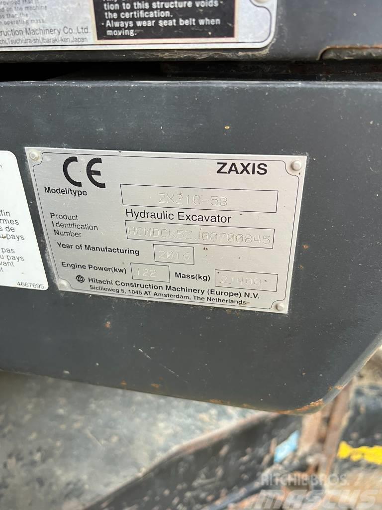 Hitachi ZX210LC Гусеничні екскаватори