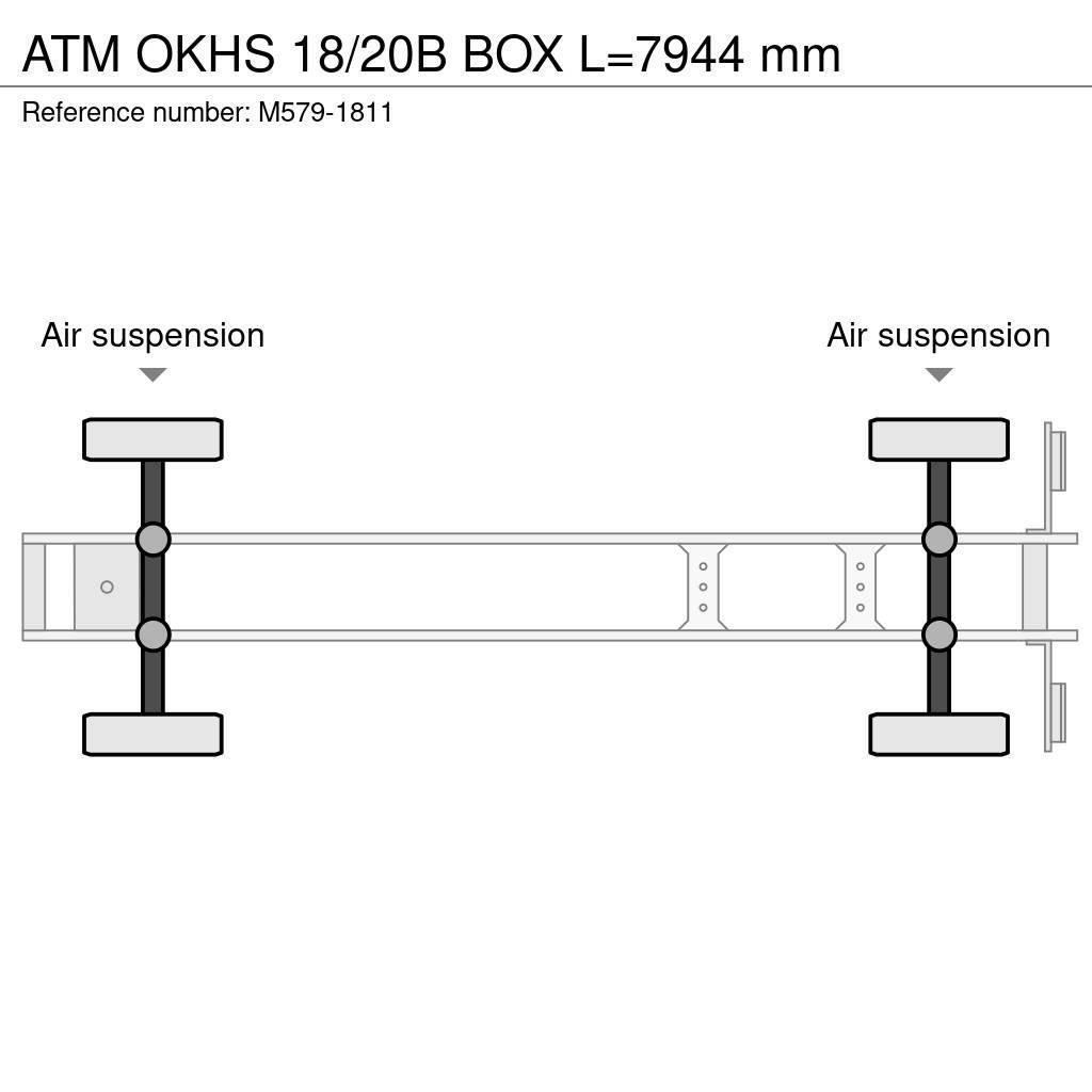 ATM OKHS 18/20B BOX L=7944 mm Напівпричепи-самоскиди