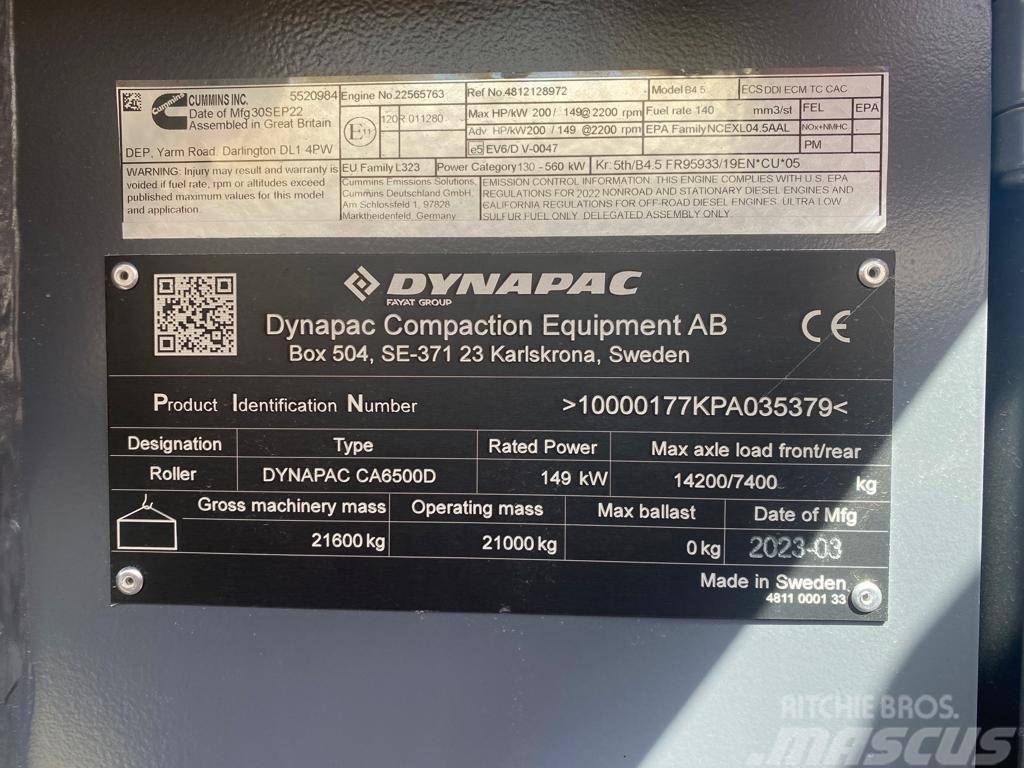 Dynapac CA 6500 D Грунтові котки