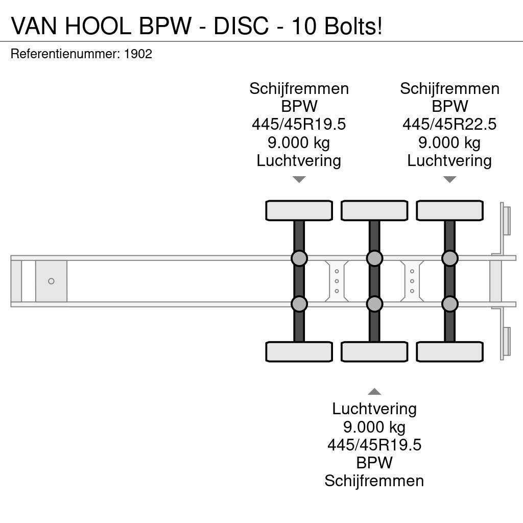 Van Hool BPW - DISC - 10 Bolts! Тентовані напівпричепи