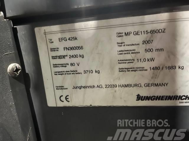 Jungheinrich EFG 425 K Електронавантажувачі
