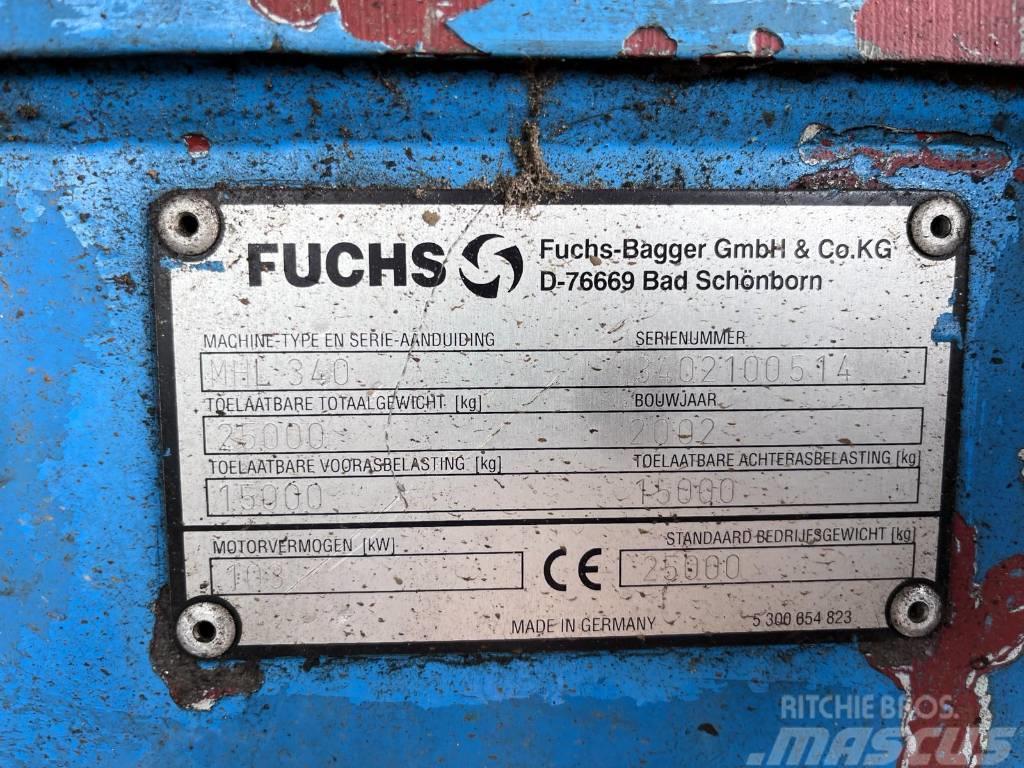 Fuchs MHL 340 Перевантажувачі металобрухту/промислові навантажувачі