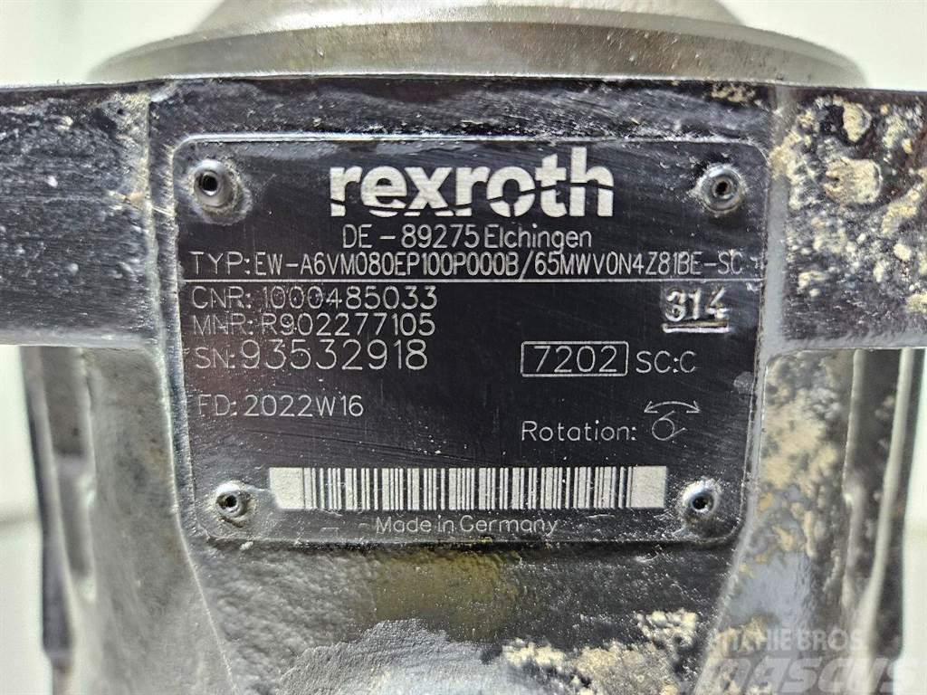 Wacker Neuson 1000485033-Rexroth A6VM080EP-Drive motor Гідравліка