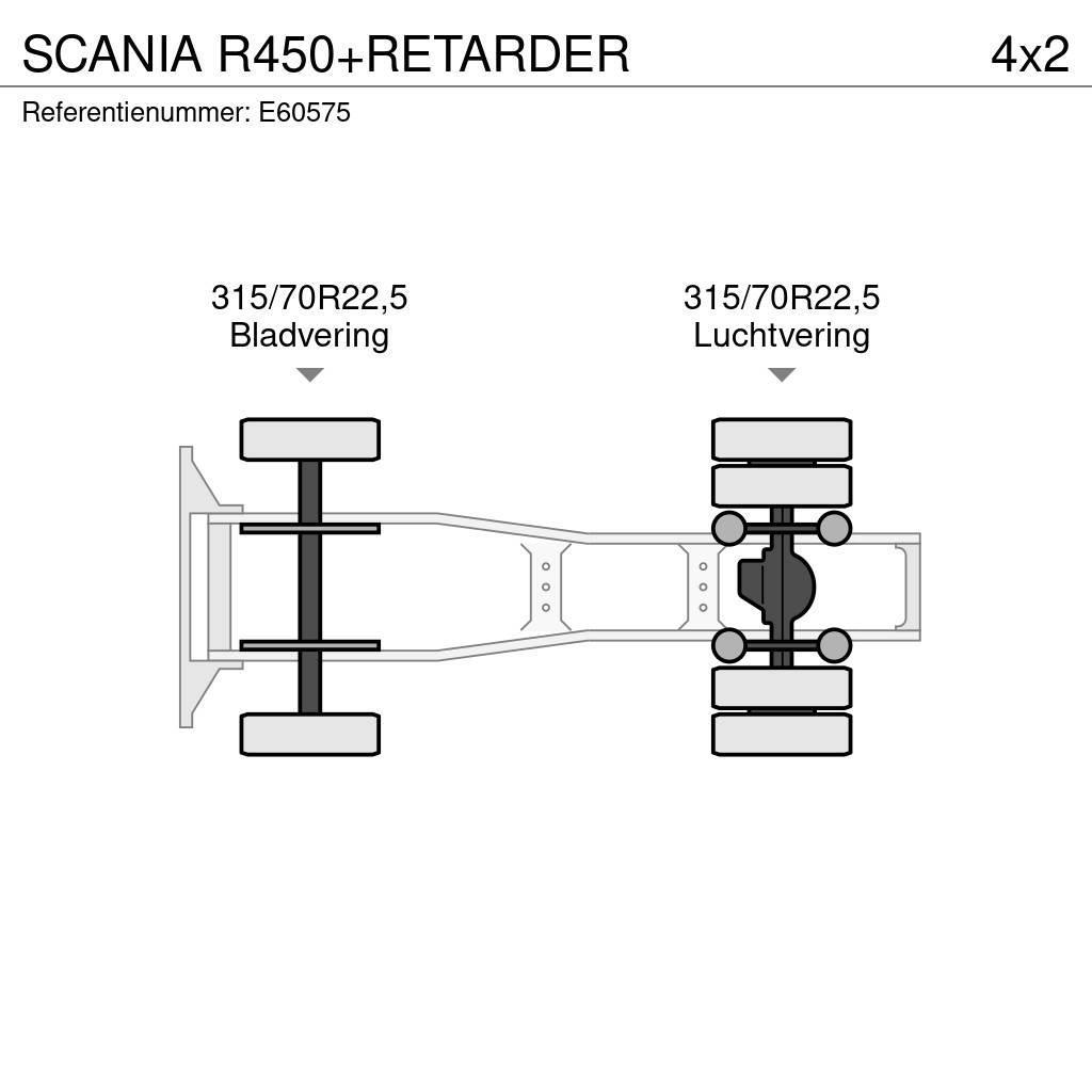Scania R450+RETARDER Тягачі