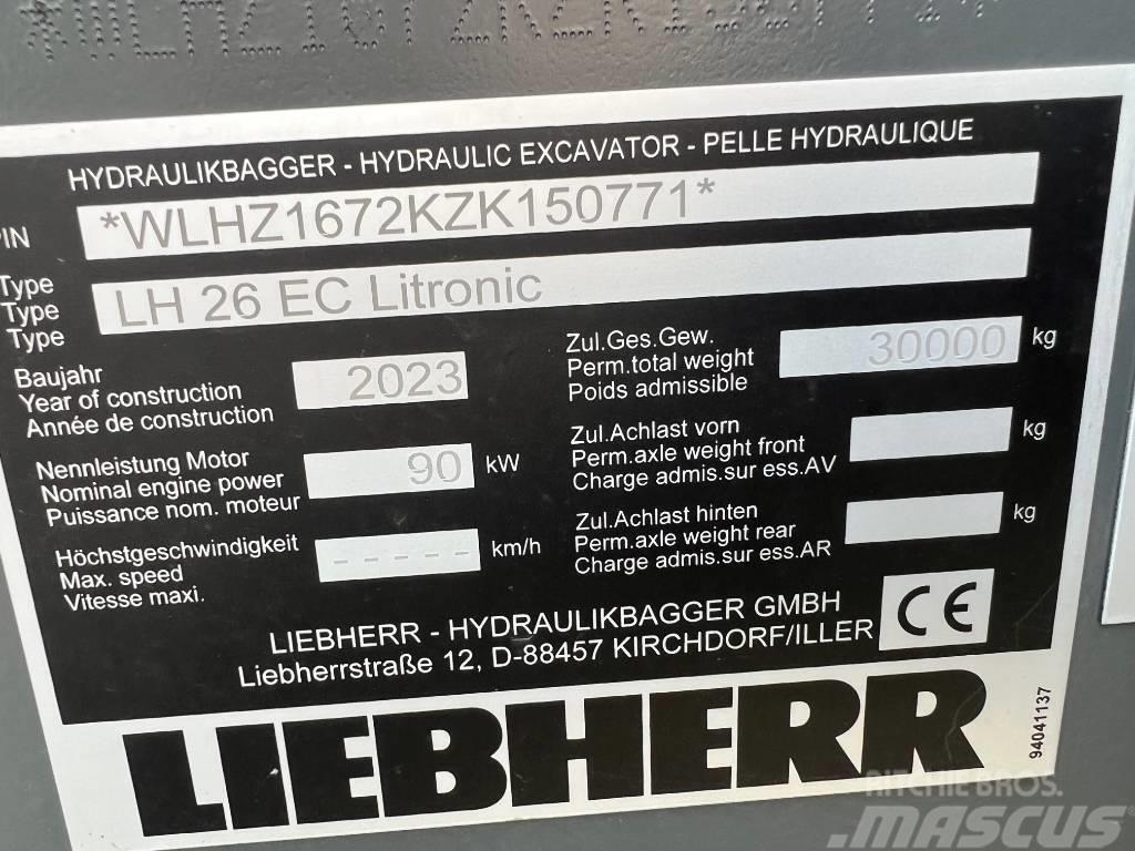 Liebherr LH26 EC Гусеничні екскаватори