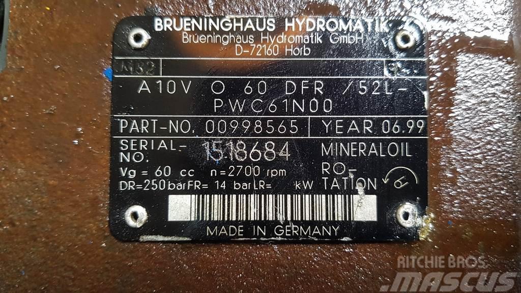 Brueninghaus Hydromatik A10VO60DFR/52L - Load sensing pump Гідравліка